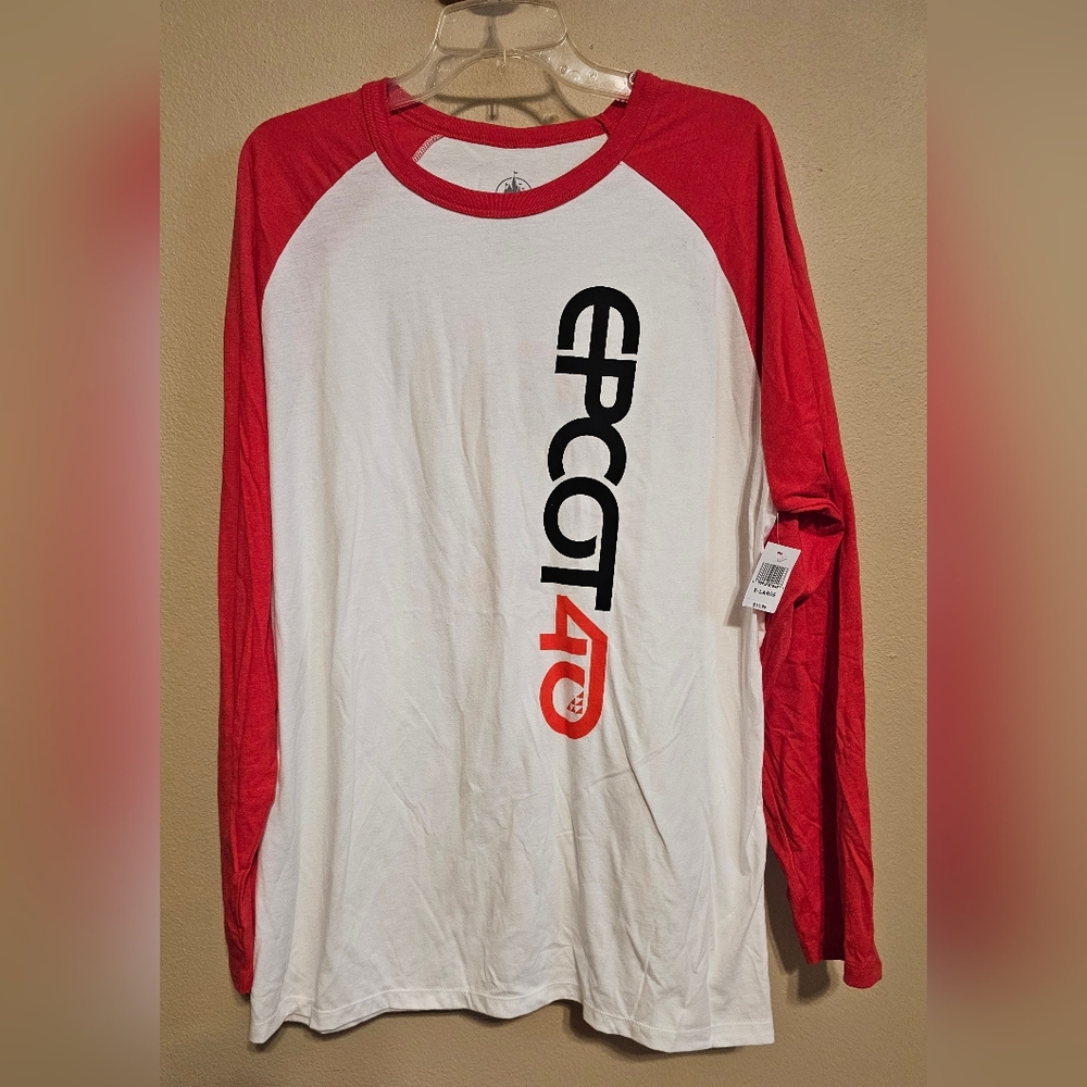 2022 Disney World Parks Epcot 40th Anniversary Long Sleeve Adult Shirt XL NWT